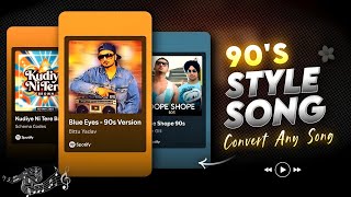 • Make 90s Ai Song | How To Convert Any Song Into 90s Style Song With Ai | 90s Retro Song Tutorial 🔊 screenshot 1