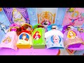 リカちゃんとプリンセスお姫様 パジャマ 手作りベットルーム朝食からの一日 エルサ アリエル バービー人形 着せ替え ドレスに大変身 ✨ Barbie 人形 アニメ