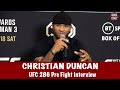 Christian Duncan predicts an “explosive fight” against Dusko Todorovic at UFC 286