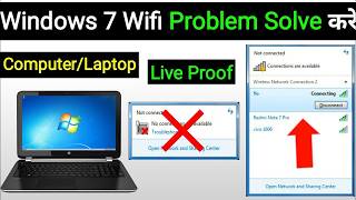 windows 7 wifi problem problem