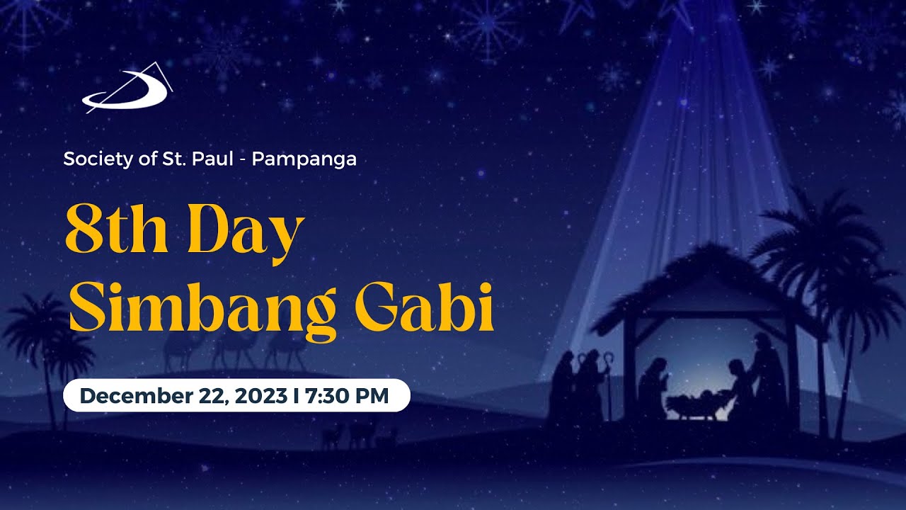 DEC 22, 2023 | 7:30 PM | CELEBRATION OF HOLY MASS | ST PAUL CHAPEL ...