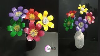 Kerajinan Bunga dari Botol Plastik Bekas || Plastic Bottle Flower Craft Ideas