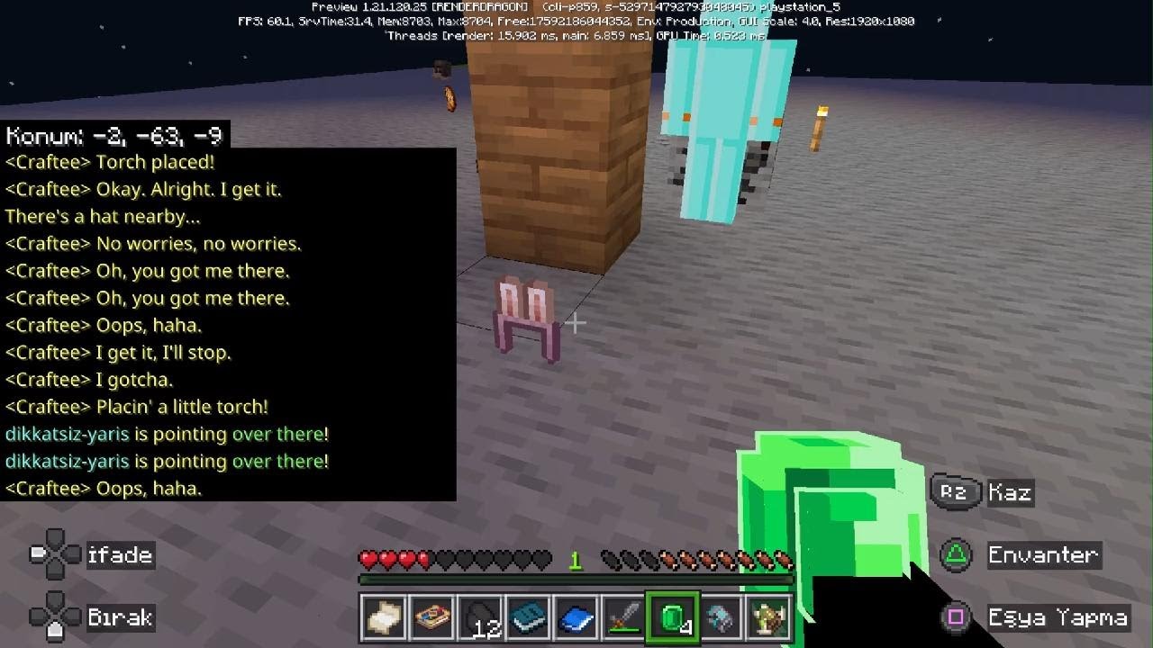 Minecraft Preview Uçan ada 1