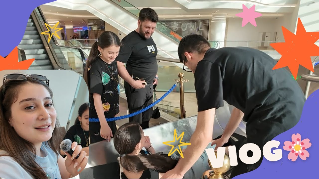 UŞAQLAR DEV KAYDIRAKDAN SÜRÜŞDÜLER😍 | VLOG 🌸