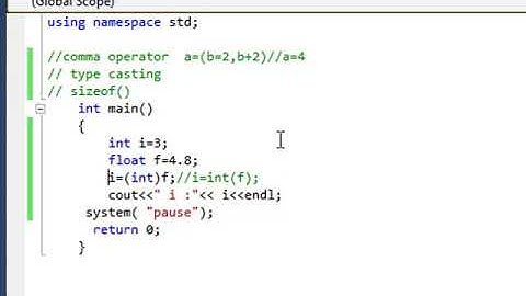 المحاضره 6_ Comma & sizeof() operator