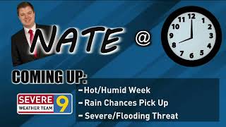 Nate at 8 Remaining Hot Humid as Rain Chances Pick Up