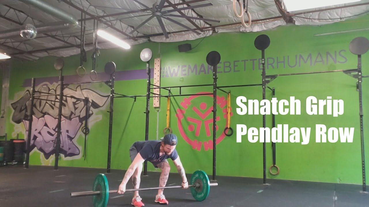 Snatch Grip Pendlay Row
