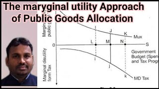 Public Goods Allocation: The Marginal Utility Approach/ public finance / ugc net /upsc/mec006 ignou/