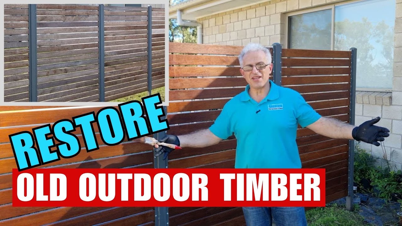 Restore Old Outdoor Timber Decking to New! Quick & Easy
