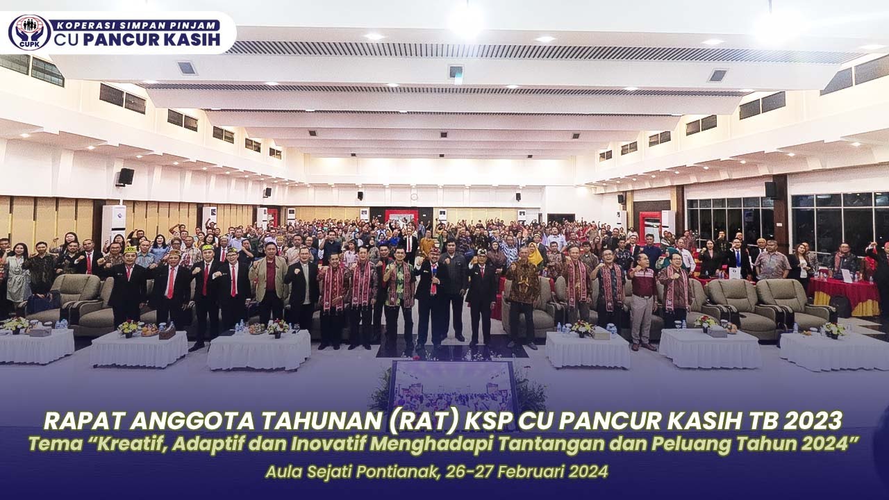 Rapat Anggota Tahunan KSP CU Pancur Kasih TB 2023