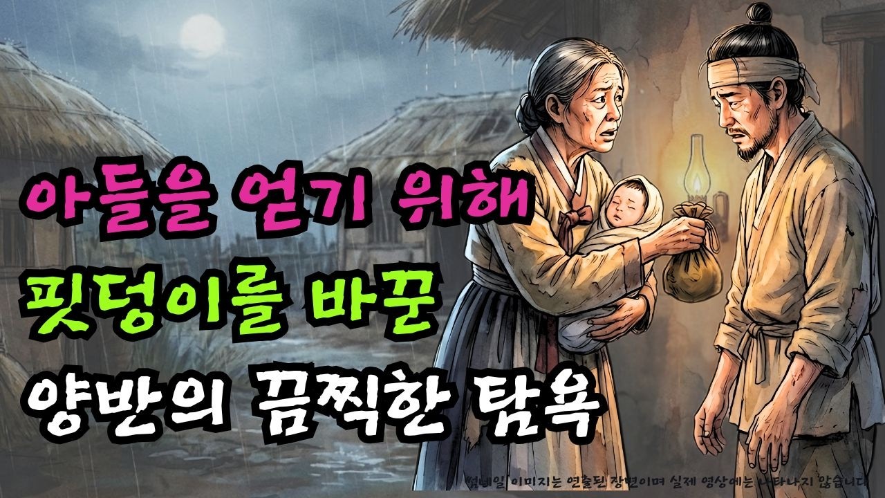 아들이 아니라는 이유로 비바람 치는 밤에 버려진 양반집 핏줄이 십수 년 후 천하일색의 효녀로 돌아온 눈물겨운 결말 | 소름돋는 옛날이야기
