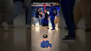 Airport Fight Video Analysis &amp; Best Self Defense Move!🦶💥 #police #fight #defense #frontkick