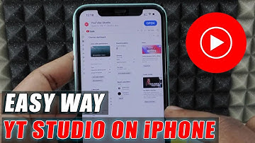 how to open youtube studio on iphone?