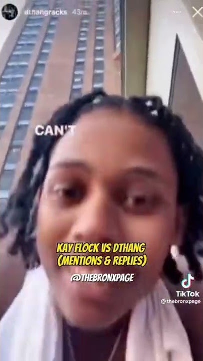 Kay flock vs dthang (mentions and replies