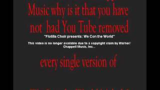 copyright claim by Warner Chappell Music.wmv