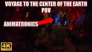Voyage to the Center of the Earth POV (4K 60FPS), Water World Slide with Animatronics | No-Copyright