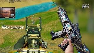 NO RECOIL in LONG RANGE + FAST KILLING | BEST M4 GUNSMITH CODM BR | CODM BR GAMEPLAY 