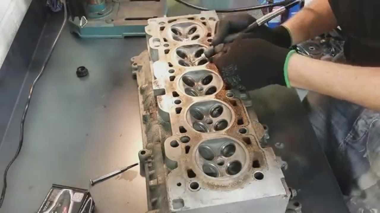 Volvo Porting And Polishing Combustion Chambers. YouTube