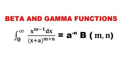 Beta And Gama Functions-Problems