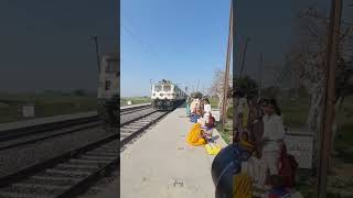Very Dangerous Situation Three Lady Crossing Tracks And High Speed Train Comes screenshot 5