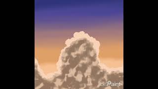 Aesthetic Cloud View #art #nature #aesthetic #ibispaintx #drawing
