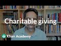 Charitable giving | Financial goals | Financial Literacy | Khan Academy Mp3 Song