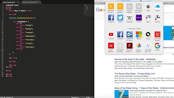 Day Of Week in JavaScript