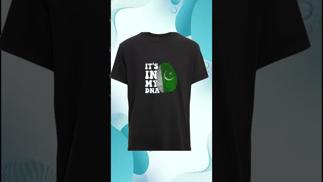 DNA FLAG FINGER PRINT T-SHIRT 👕👚