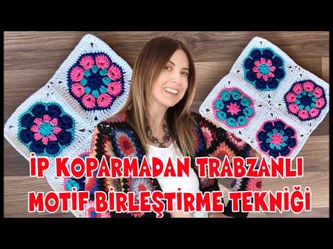 İP KOPARMADAN TRABZANLI MOTİF BİRLEŞTİRME TEKNİĞİ