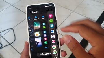 SAMSUNG Galaxy Z Flip 5: How to add or remove panel in edge panels (Android 13)