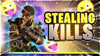 Stealing Kills From Teammates 😜 | Apex Legends Mobile Gameplay | Caution.