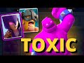 One Push 3 Crown Toxic Deck - Best Egolem Deck - CLASH ROYALE