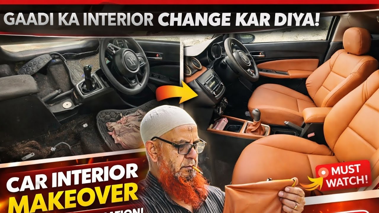 Gaadi Ka Interior Change Kar Diya 🔥 | New Seat Cover Full Transformation | Car Vlog India 