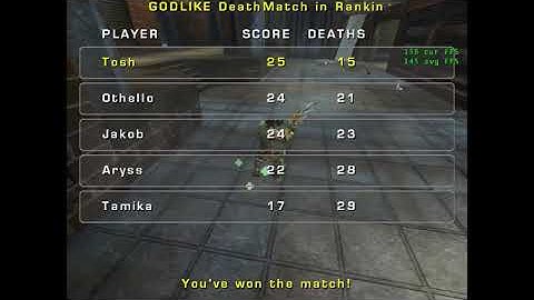 Godlike UT2004 Rankin Win 25/25 Lightning Gun - Condensed version - Unreal Tournament 2004 Virtuoso