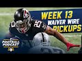 Week 13 Waiver Wire Pickups with Andrew Kiorkof (2020 Fantasy Football)