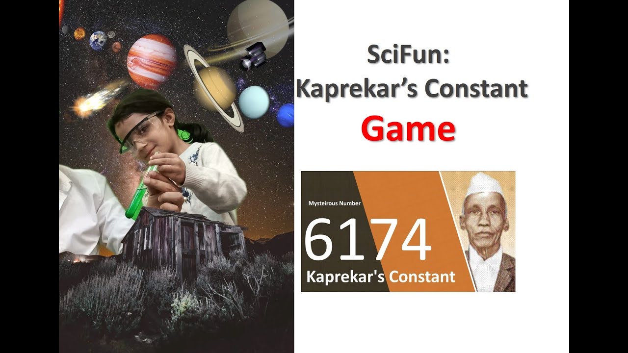 Kaprekar's Constant game | A math fun activity for kids | Science For Kids