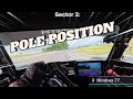 POLE POSITION Zenith Racing Series - Nimbus Racing 77 Ethan Barker Barber Pole Lap