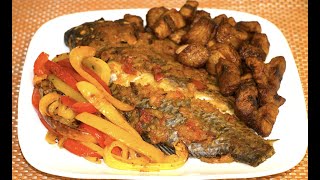 Oven Roasted Tilapia..Liberian Baked Fish//SoeFoods
