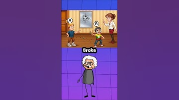 Which one of them broke the mirror? #quizchallenge #trendingtopic #quiztime #fyp