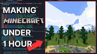 Coding Minecraft In Under 1 HOUR (TypeScript + Rust)