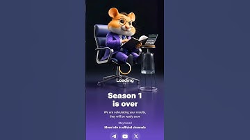 (Hmaster Kombat) - Season 1 is over. #hamsterkombat #telegram #bot #mining #game #ton #toncoin