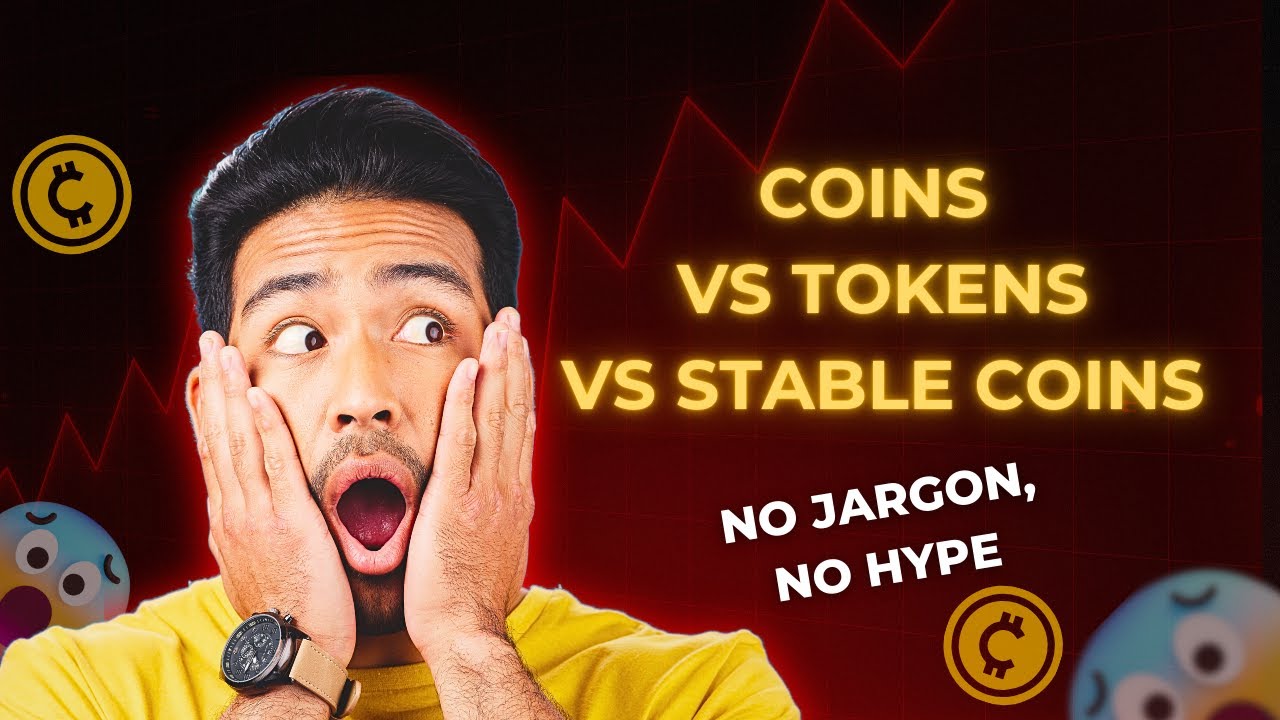 Level 1 #3 – Coins vs Tokens vs Stablecoins: Crypto Types Explained
