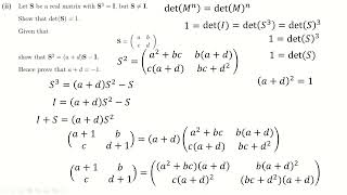 2021 STEP 2 Q7 Matrix question