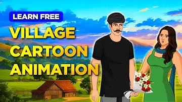 How To Make Village Cartoon Animation With AI For Free | Animation Course | Free Animation Tutorial