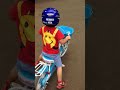 3歳で自転車に乗る彪護