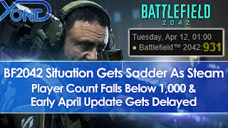 Battlefield 2042 Gets Sadder As Steam Player Count Falls Below 1000 + Early April Update Delayed