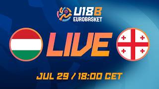 LIVE - Hungary v Georgia | FIBA U18 EuroBasket 2026 Division B | Group Phase