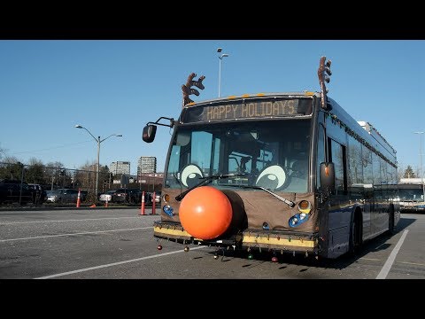 Reindeer Bus lights up Metro Vancouver streets