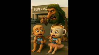 Ballerina Cappuccino And Tung Tung Sahur Are Eating Chocolate