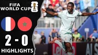 France vs Morocco 2-0 || All Goals & Extended Highlights || FIFA World Cup 2026